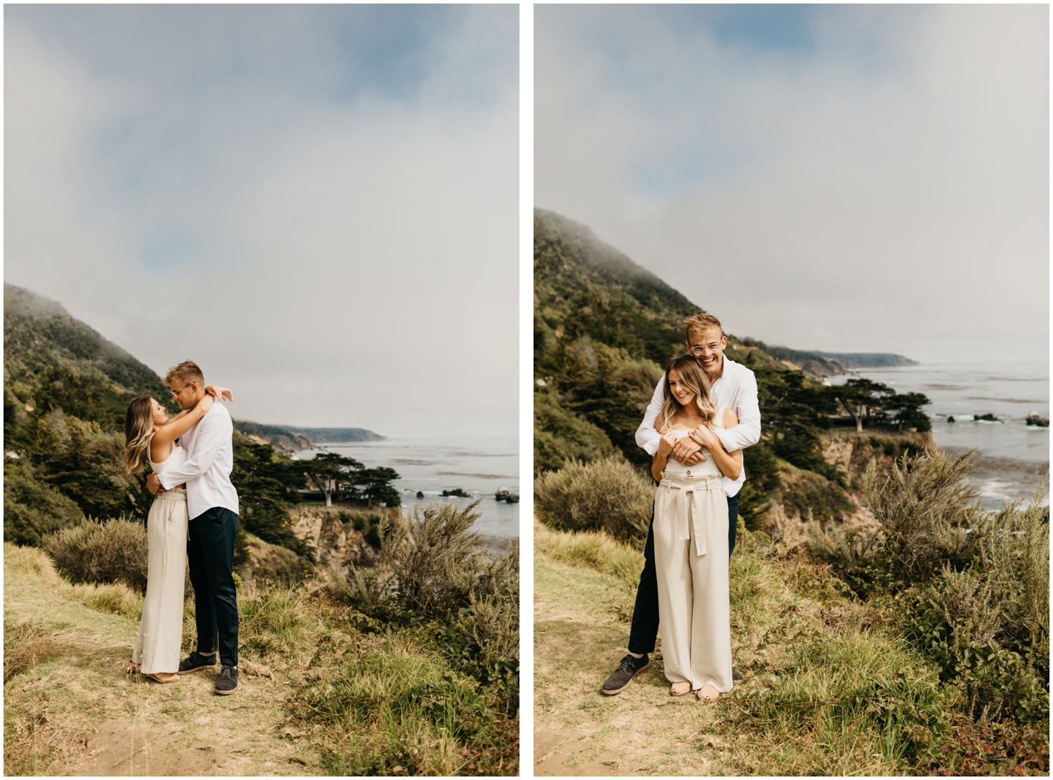 Big Sur Engagement Couple