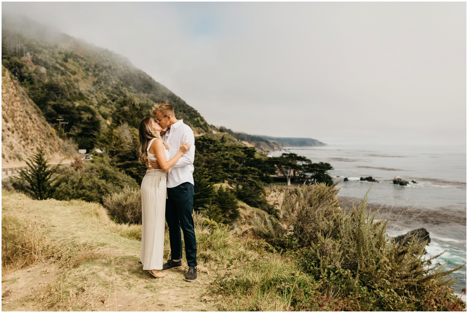 Big Sur Engagement Couple