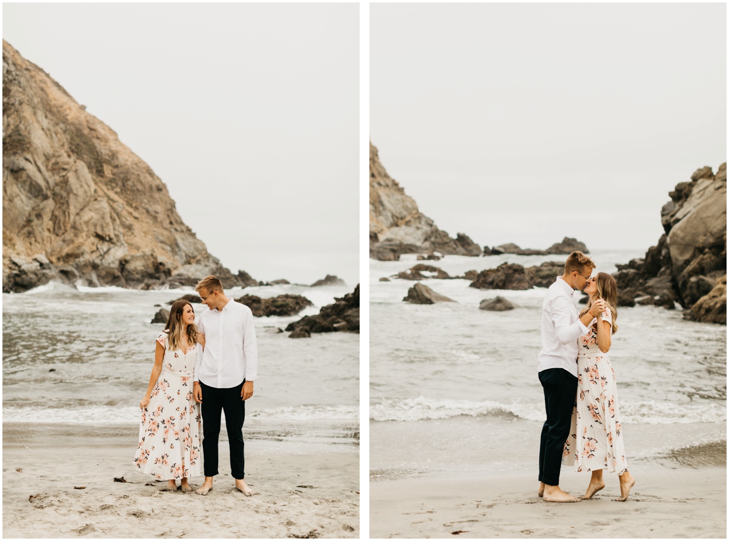 Big Sur Engagement Couple