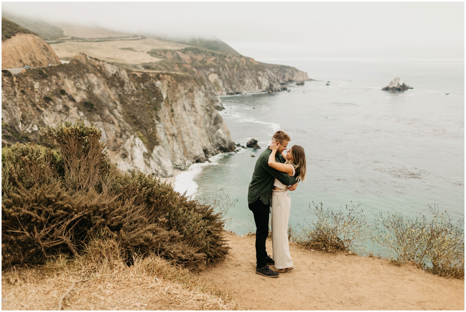 Big Sur Engagement Couple