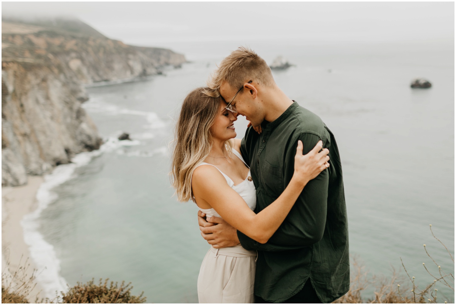 Big Sur Engagement Couple