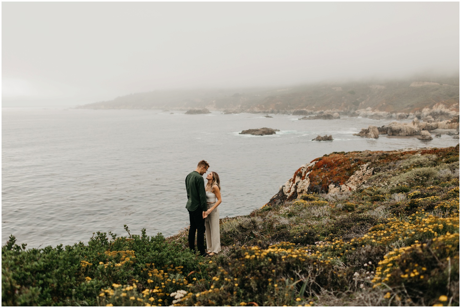 Big Sur Engagement Couple