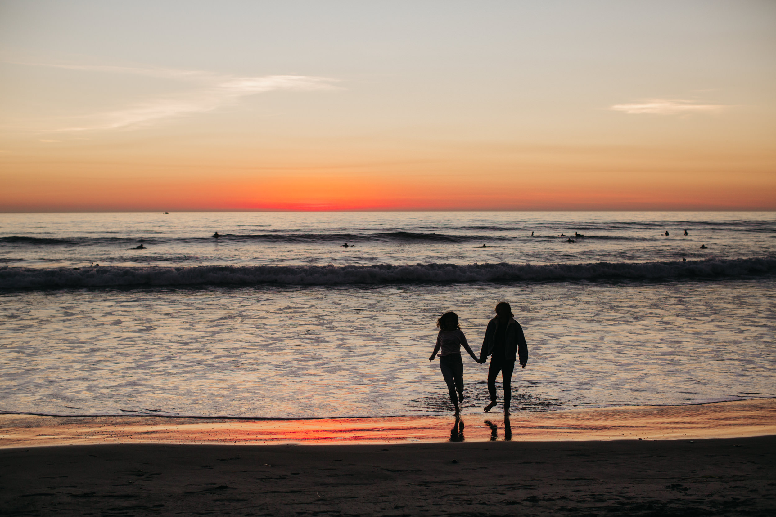SoCal San Diego Love Encinitas Elopement Beach Engagement Shoot | Martina Micko