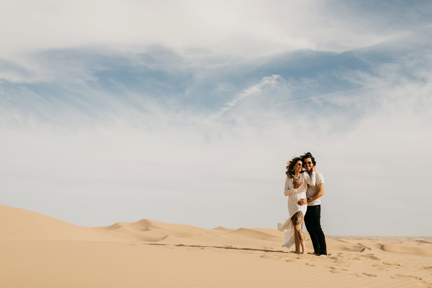 couple sand dunes photo