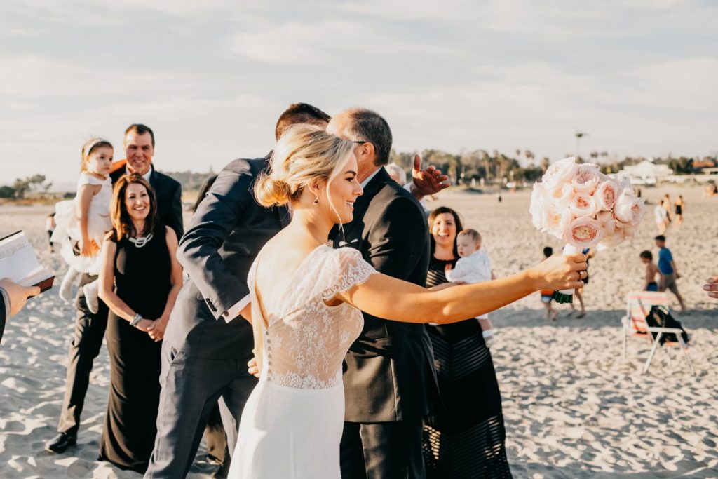 Bridal Wedding Ceremony Coronado Beach