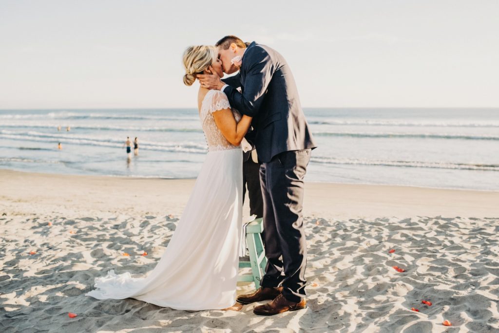 Bridal Wedding Ceremony Coronado Beach