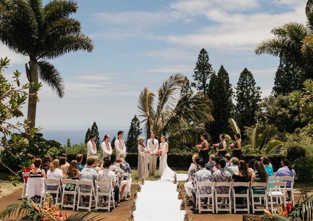 Kukuiolono Golf Course Ceremony Poipu, Kauai Destination Wedding