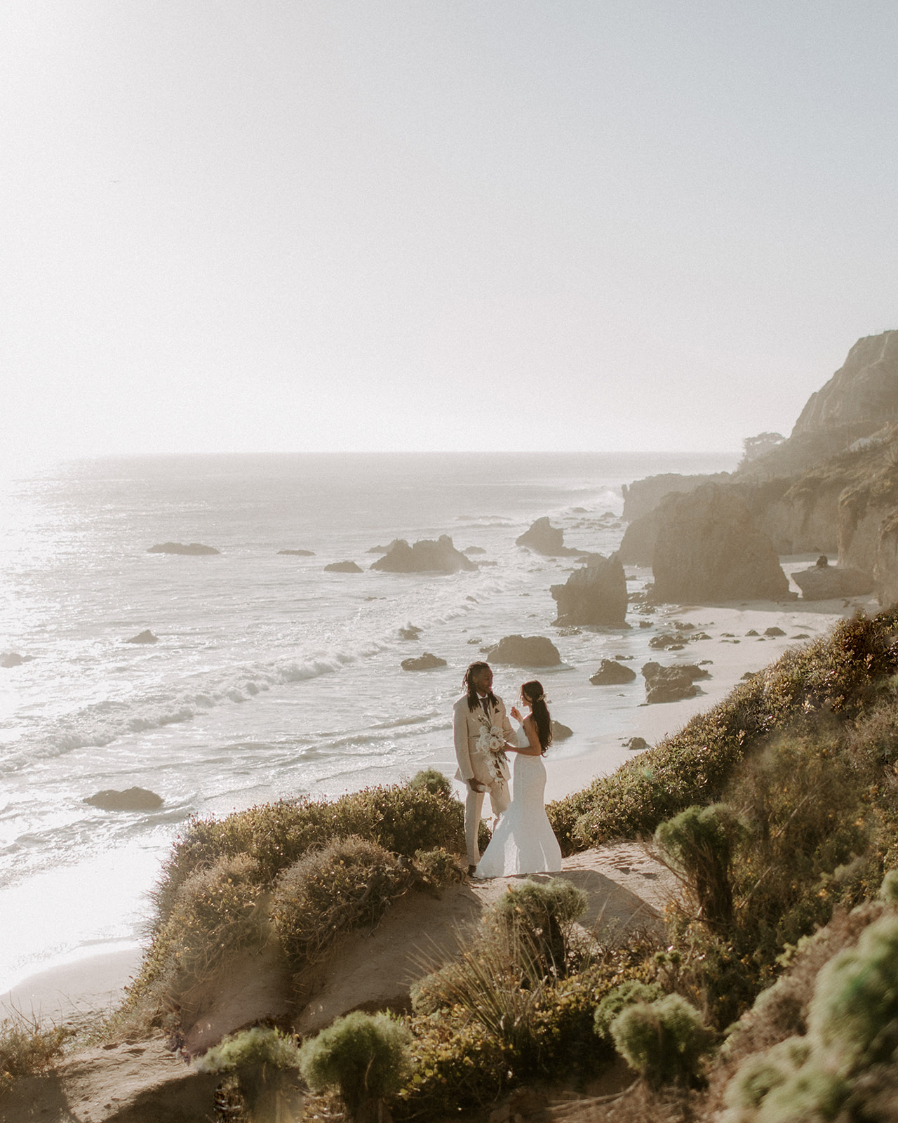 Intimate Elopement at Zuma Beach in Malibu, CA